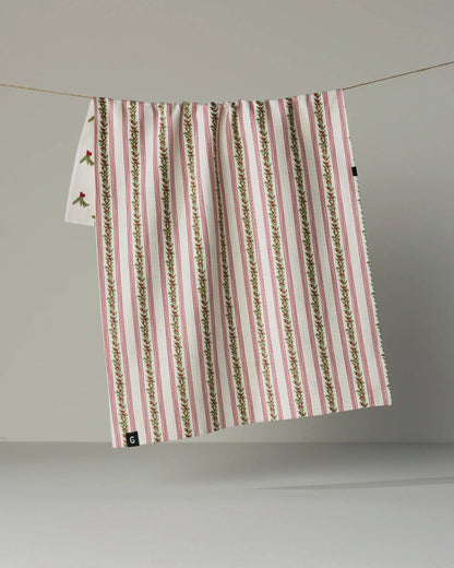 Geometry - Holly Vine Luxe Kitchen Towel - Holiday 2026