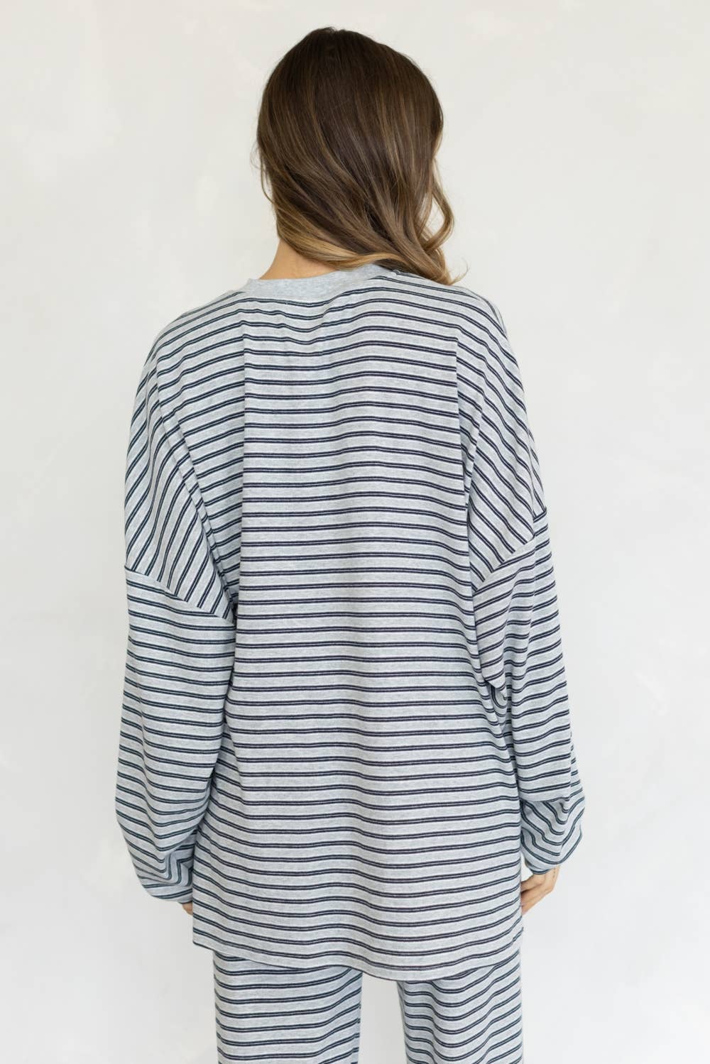 Lara Stripe Lounge Top