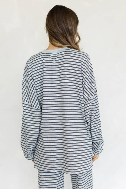 Lara Stripe Lounge Top