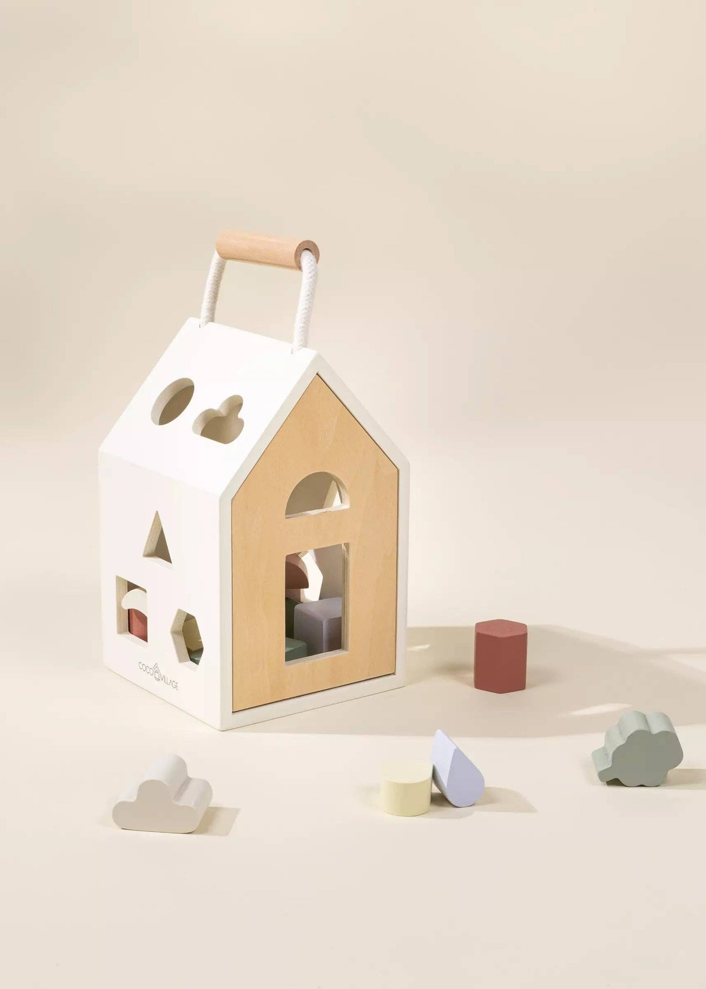 Coco Village - Wooden Shapes Sorting House