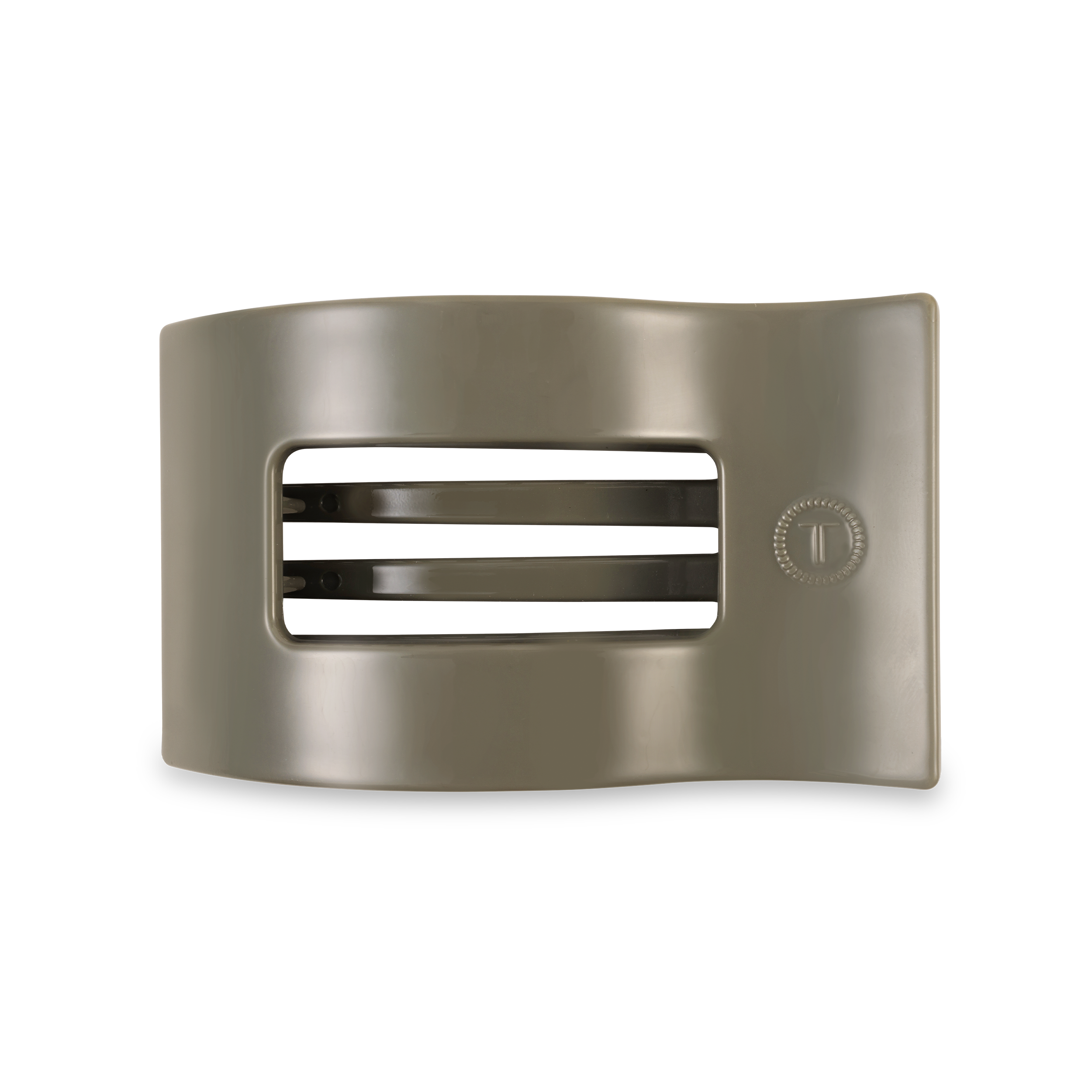 TELETIES - Flat Rectangle Hair Clip | Medium | Sage It Ain't So