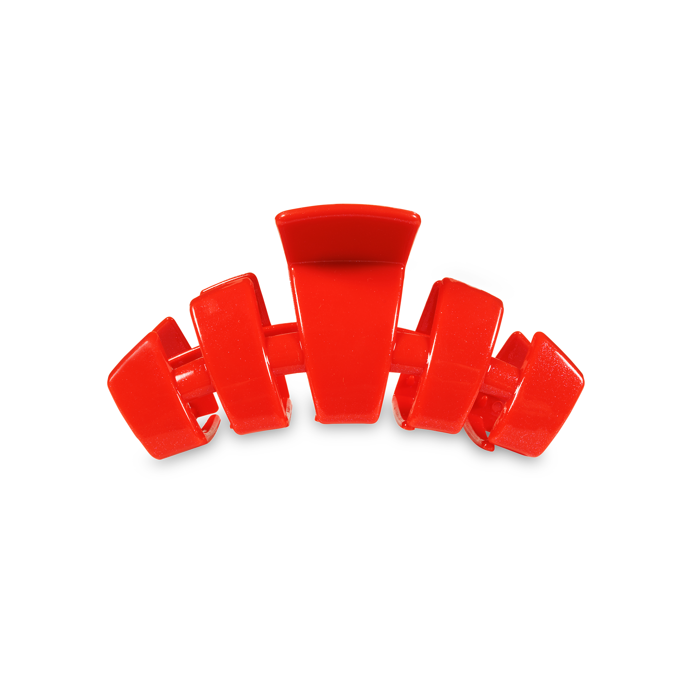 TELETIES - Classic Hair Clip | Small | Rudolph Red