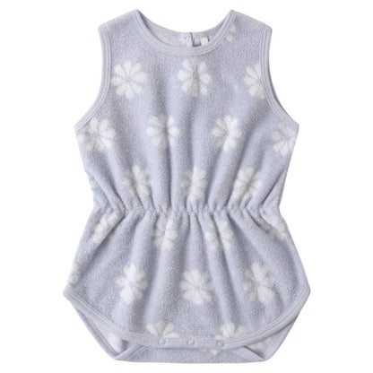 RYLEE + CRU CINCH PLAYSUIT - PERIWINKLE DAISY