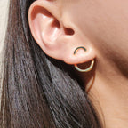 HolyBang Jewels - MINIMALIST CIRCLE EAR JACKET - E-ST1274