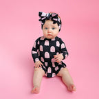 Gigi and Max - Shade Black Ghosts HEADWRAP Halloween Hair Accessory