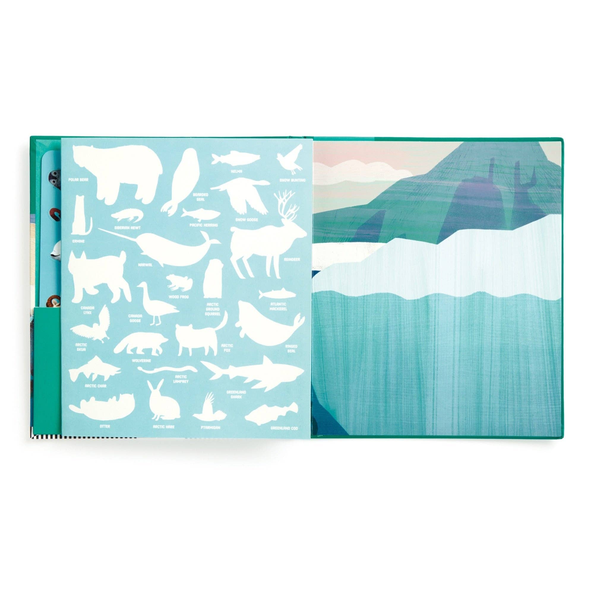 mudpuppy - Arctic Life Sticker Play Reusable Activity Set