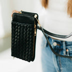 Pretty Simple - Woven Double Duty Phone Bag - Assorted Colors
