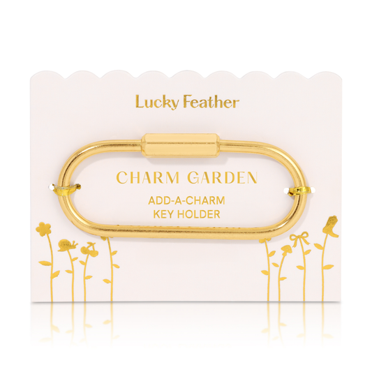 Lucky Feather - Charm Garden Add-a Charm(s) Keyring - Gold