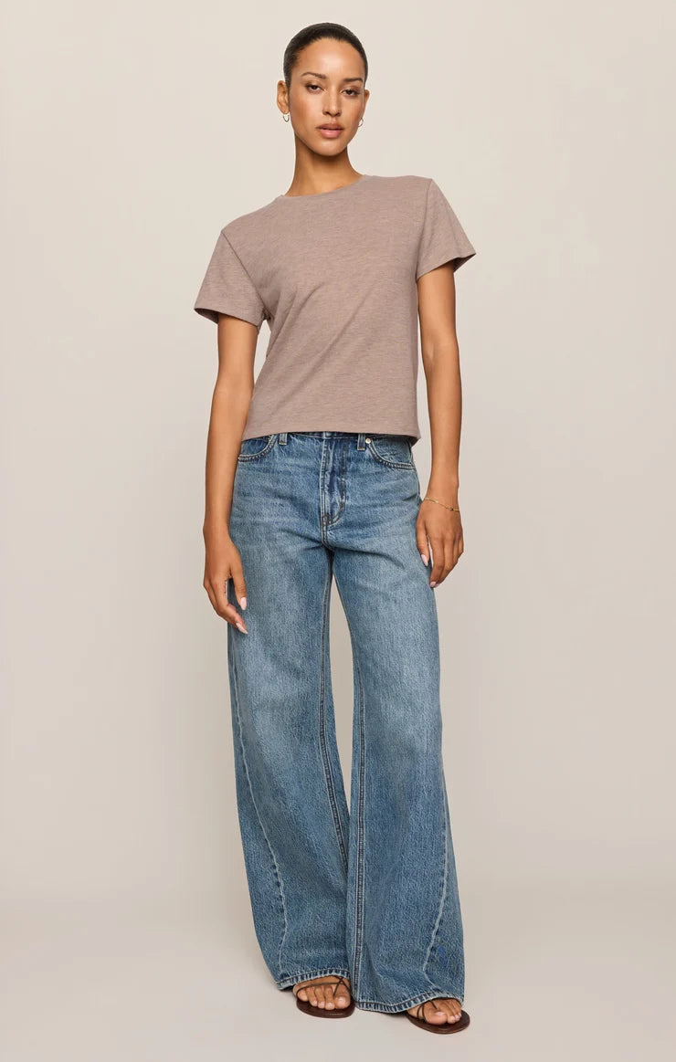 Z Supply Tourist Tee - Heather Ash