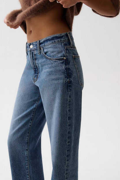 Pistola Donny Rolled Hem Boyfriend Jeans - Wilcox