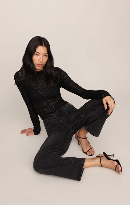 Z Supply Avery Sweater Top - Black