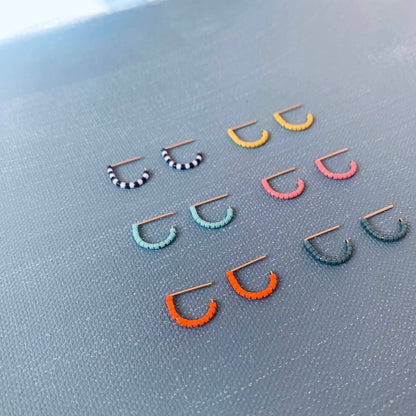 Alice Rise - Tiny Huggie in Flamingo Pink