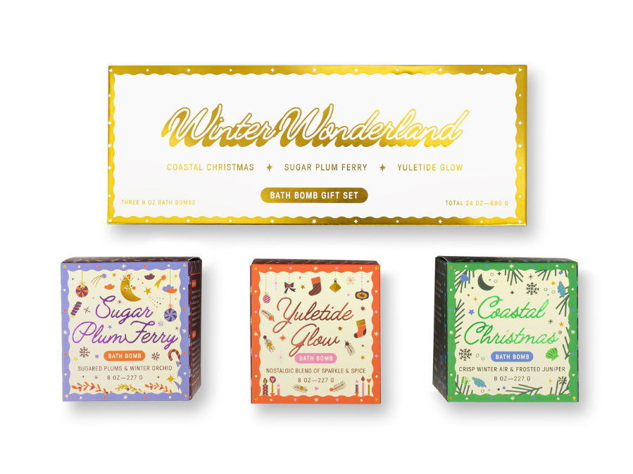 Old Whaling Company - Winter Wonderland Holiday Bath Bomb Gift Set