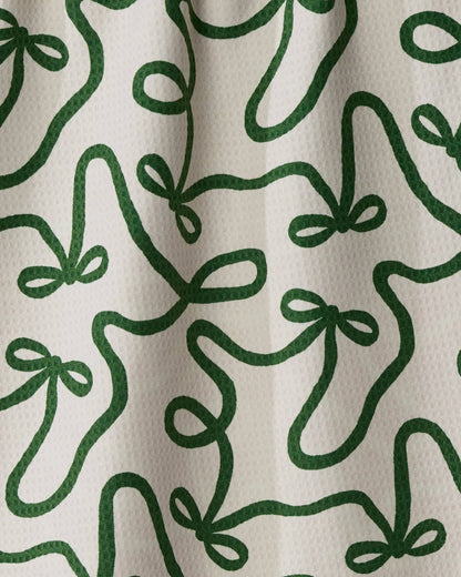 Geometry - Holiday Bows Luxe Kitchen Towel - Holiday 2026