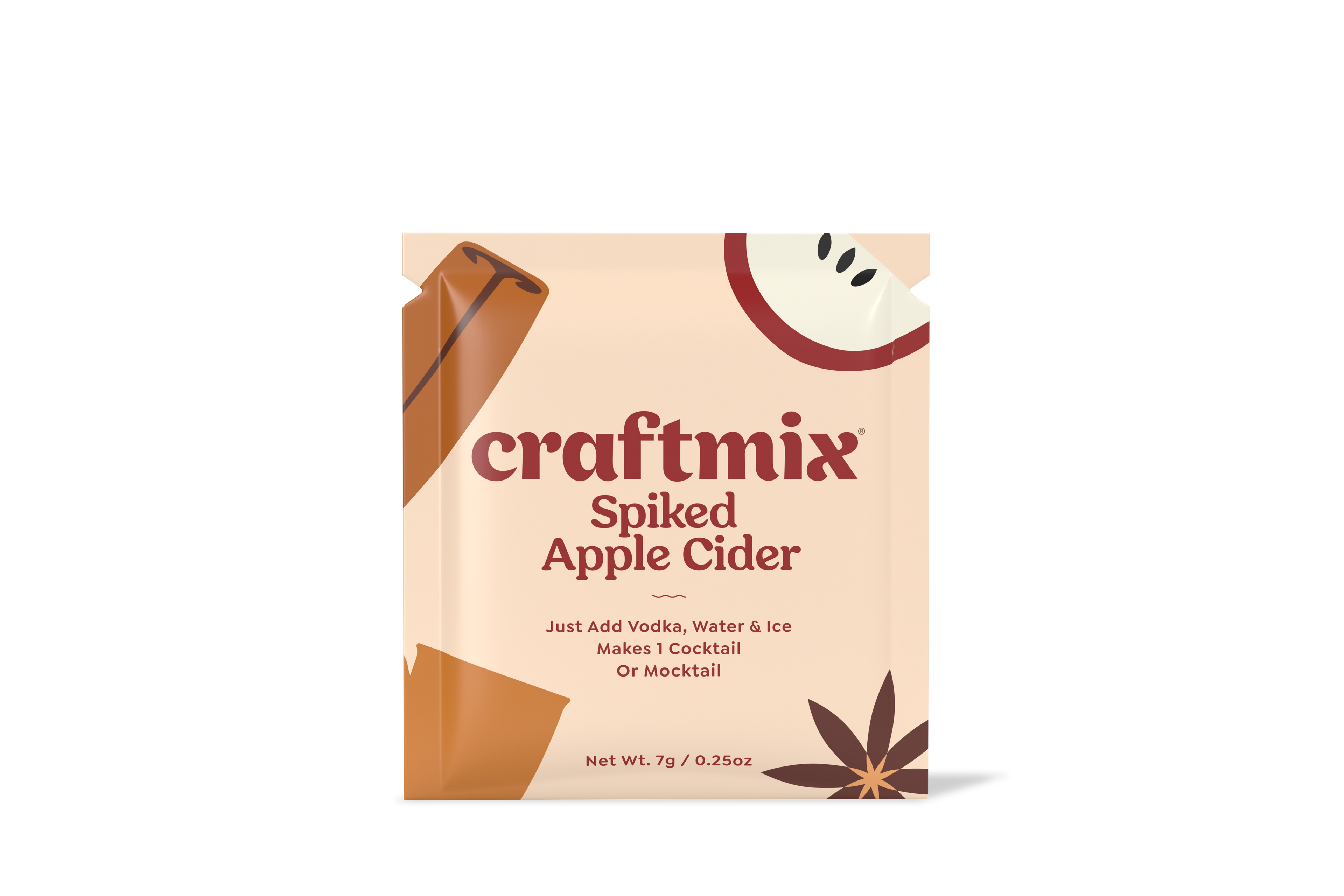 Craftmix - Spiked Apple Cider Cocktail / Mocktail Mixer -Single Packets