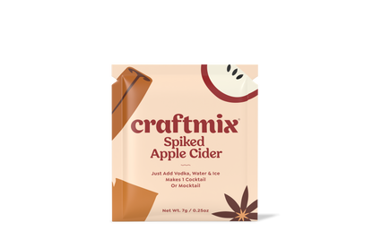 Craftmix - Spiked Apple Cider Cocktail / Mocktail Mixer -Single Packets
