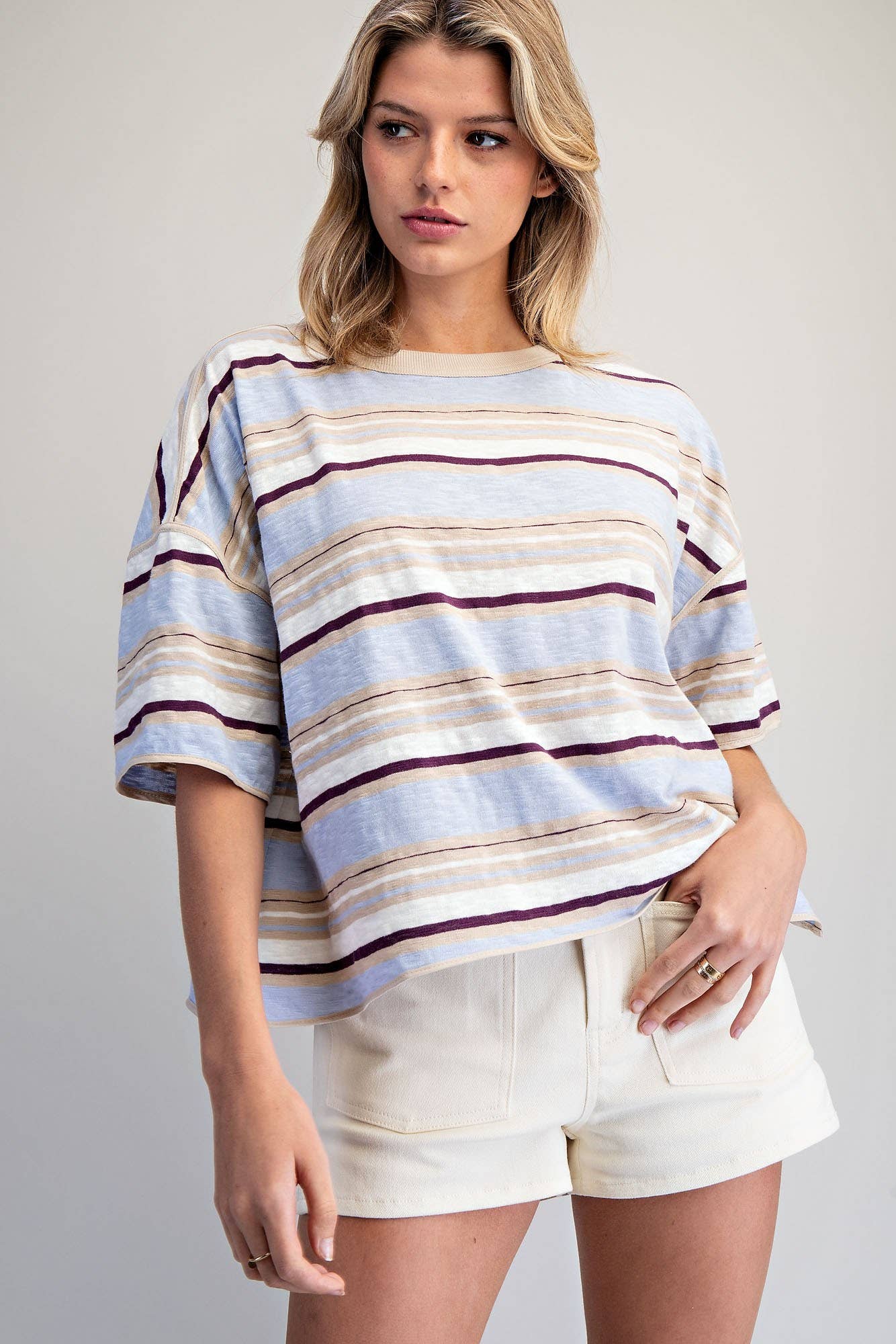 Willow Striped Boxy Tee