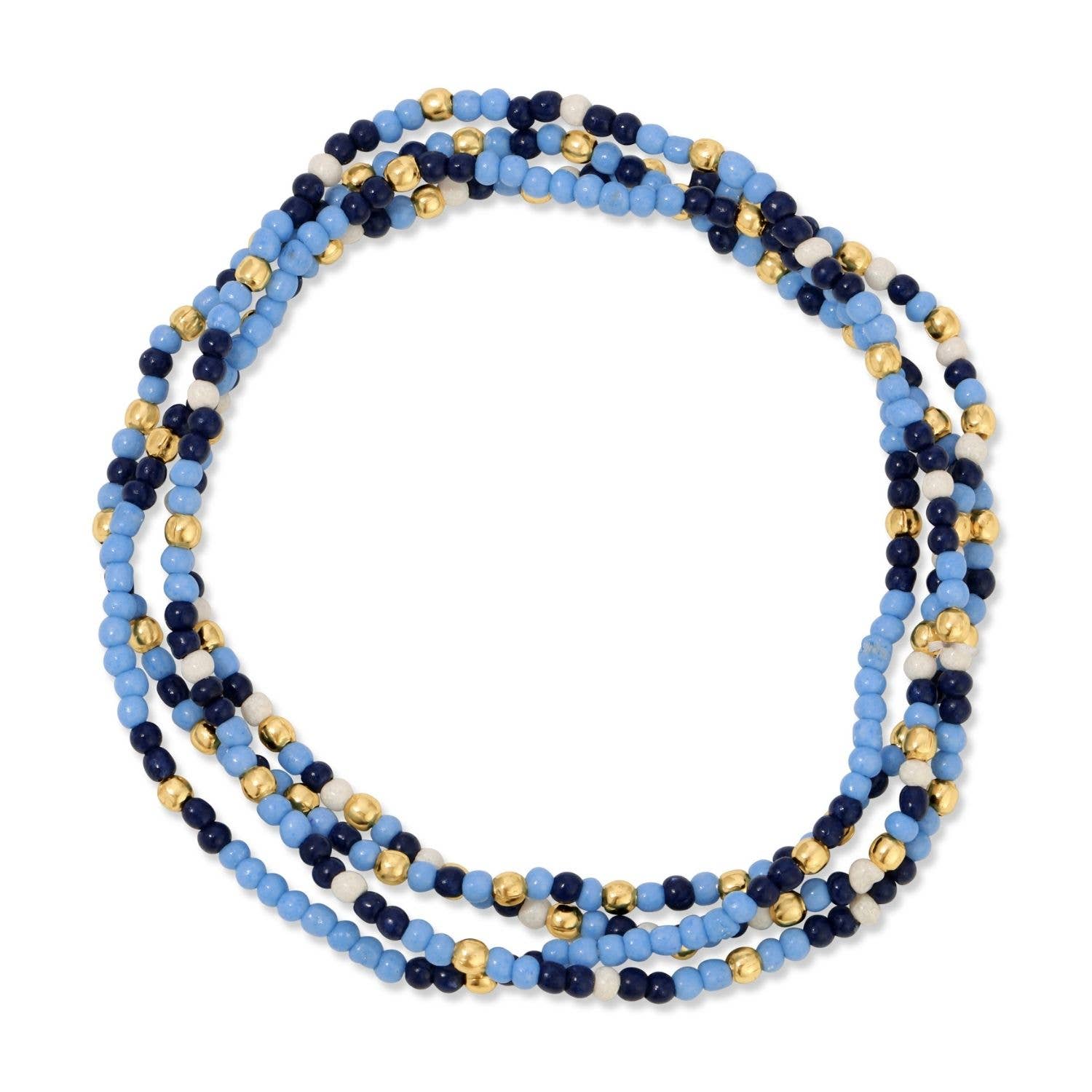 Splendid Iris - Set/4 Stretch Beaded GAME DAY Bracelets