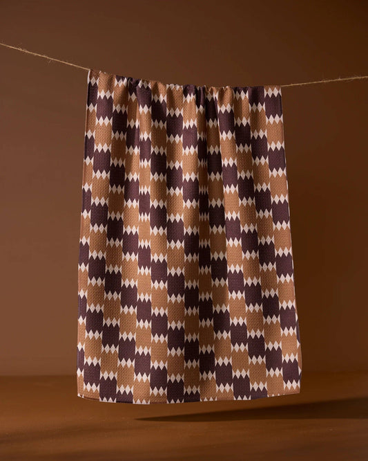 Geometry - Mountain Song Tea Towel