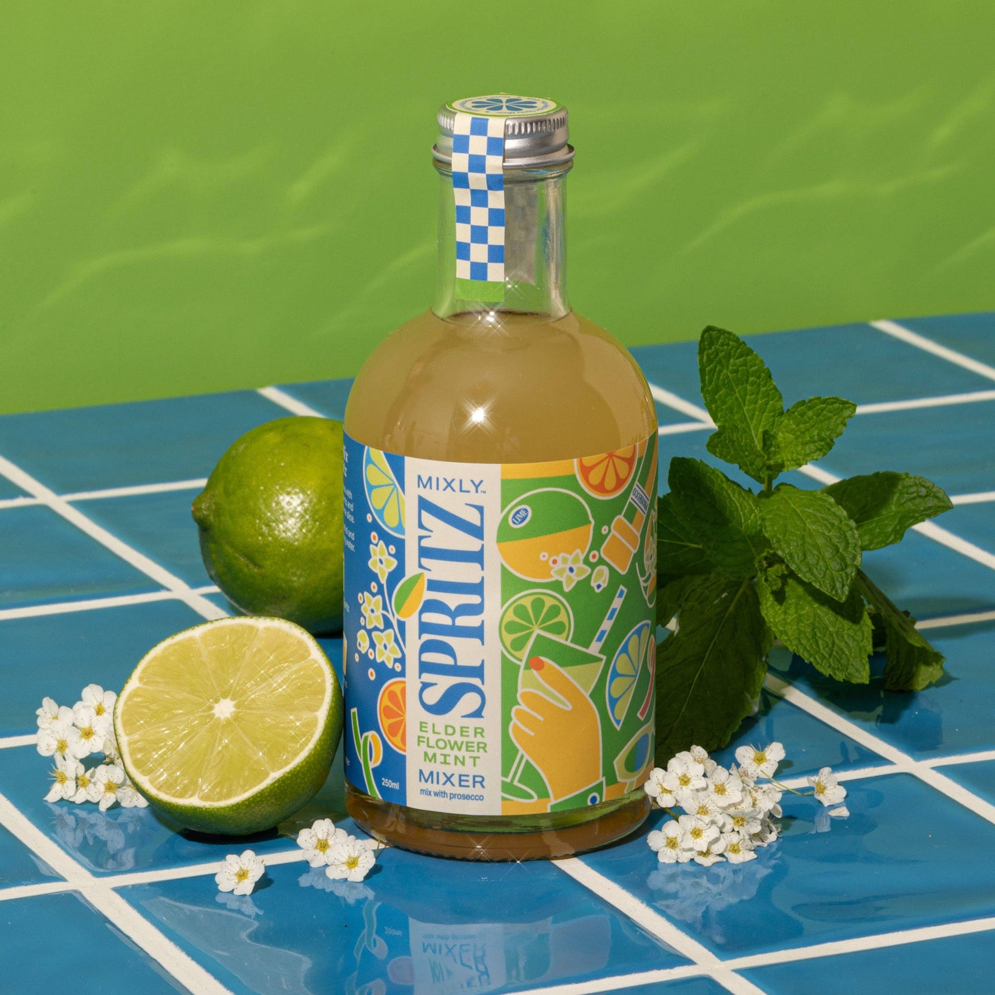 Mixly - Elderflower Mint Spritz Mixer