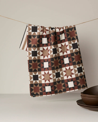 Geometry - Quilted Luxe Kitchen Towel
