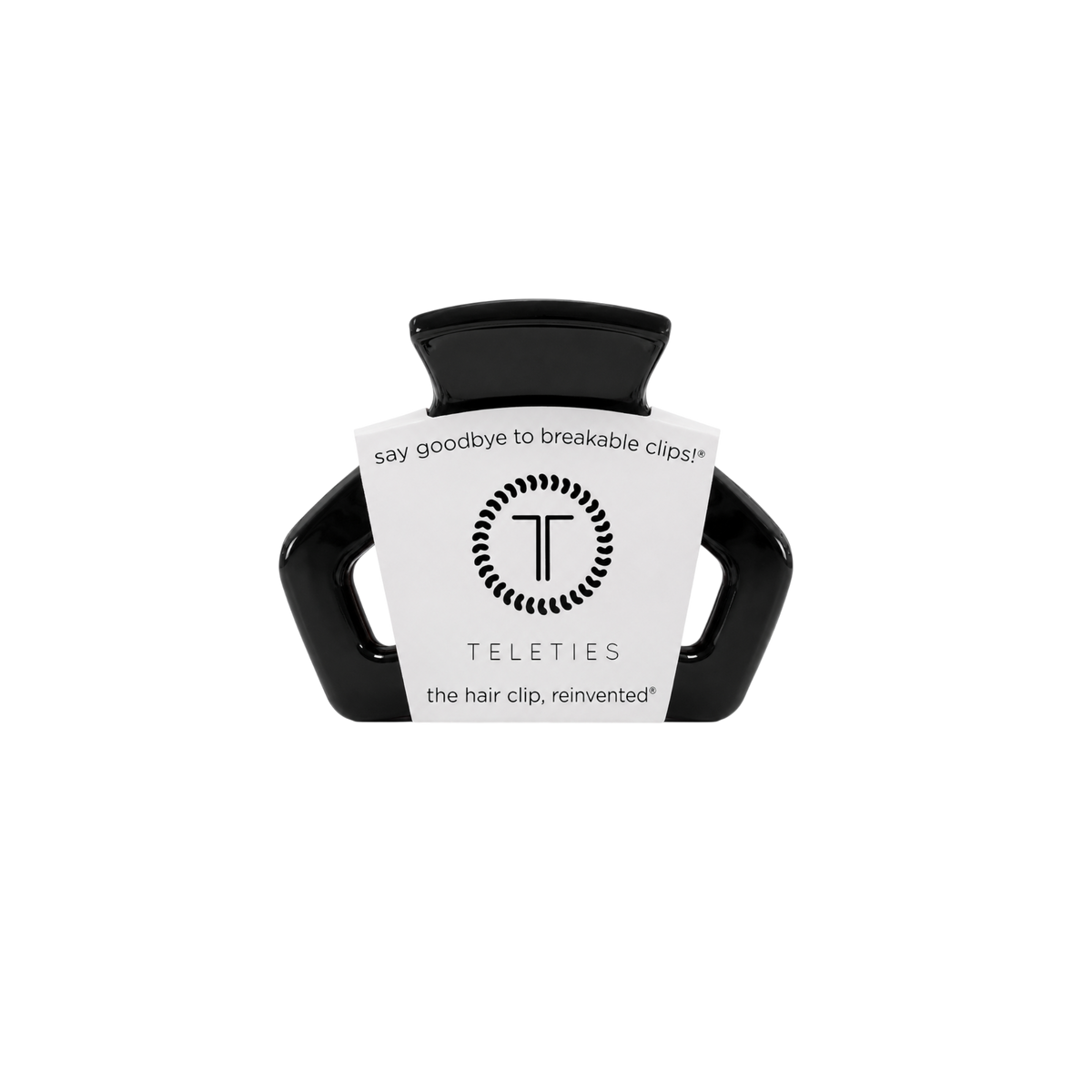TELETIES - Open Jet Black | Petite | Hair Clip