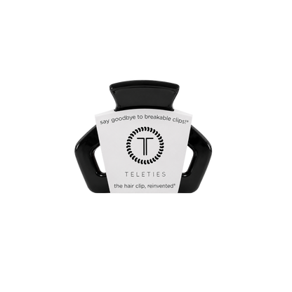 TELETIES - Open Jet Black | Petite | Hair Clip