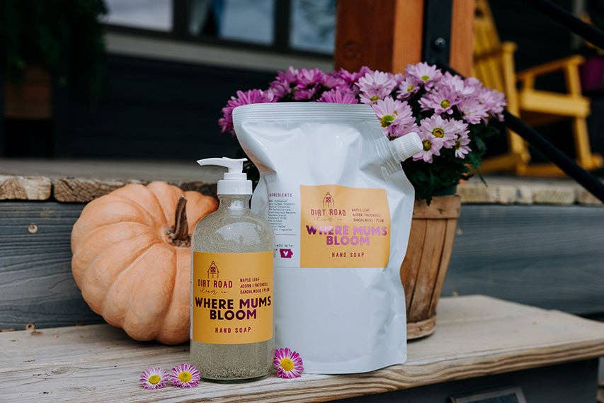 Dirt Road Candle Co - Where Mums Bloom Hand Soap