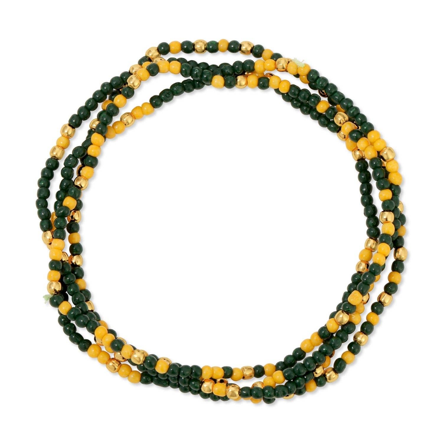 Splendid Iris - Set/4 Stretch Beaded GAME DAY Bracelets