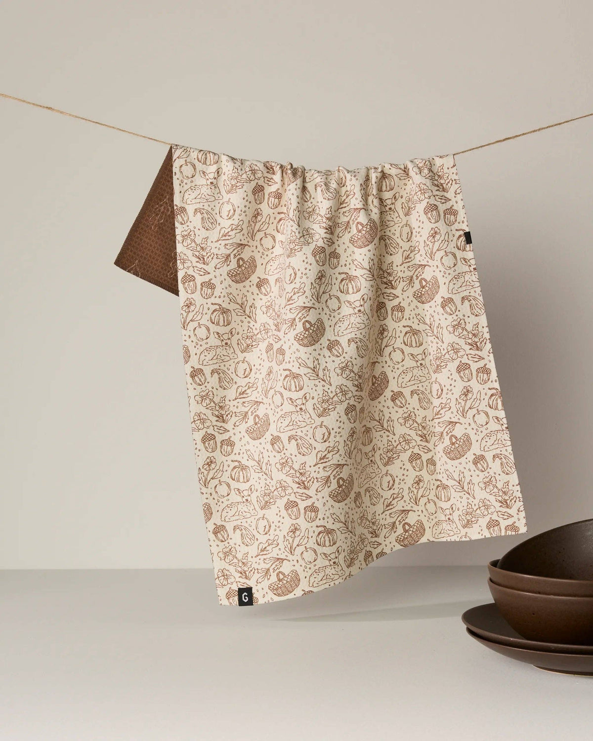 Geometry - Cozy Flora Luxe Kitchen Towel - Fall 2026