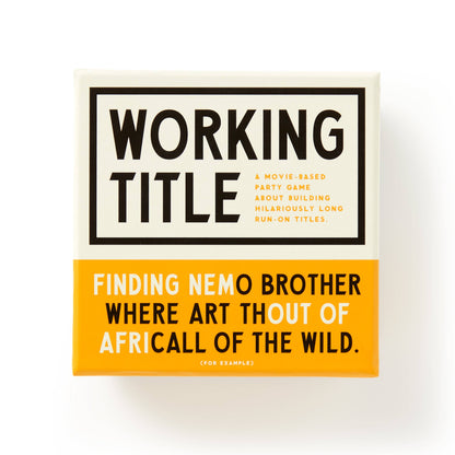 Chronicle Books - Brass Monkey Working Title Game