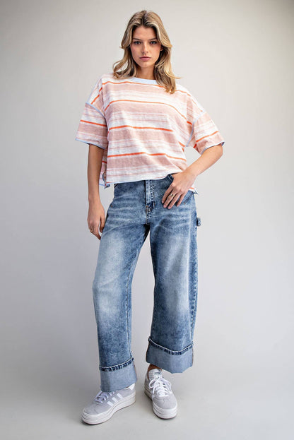 Willow Striped Boxy Tee