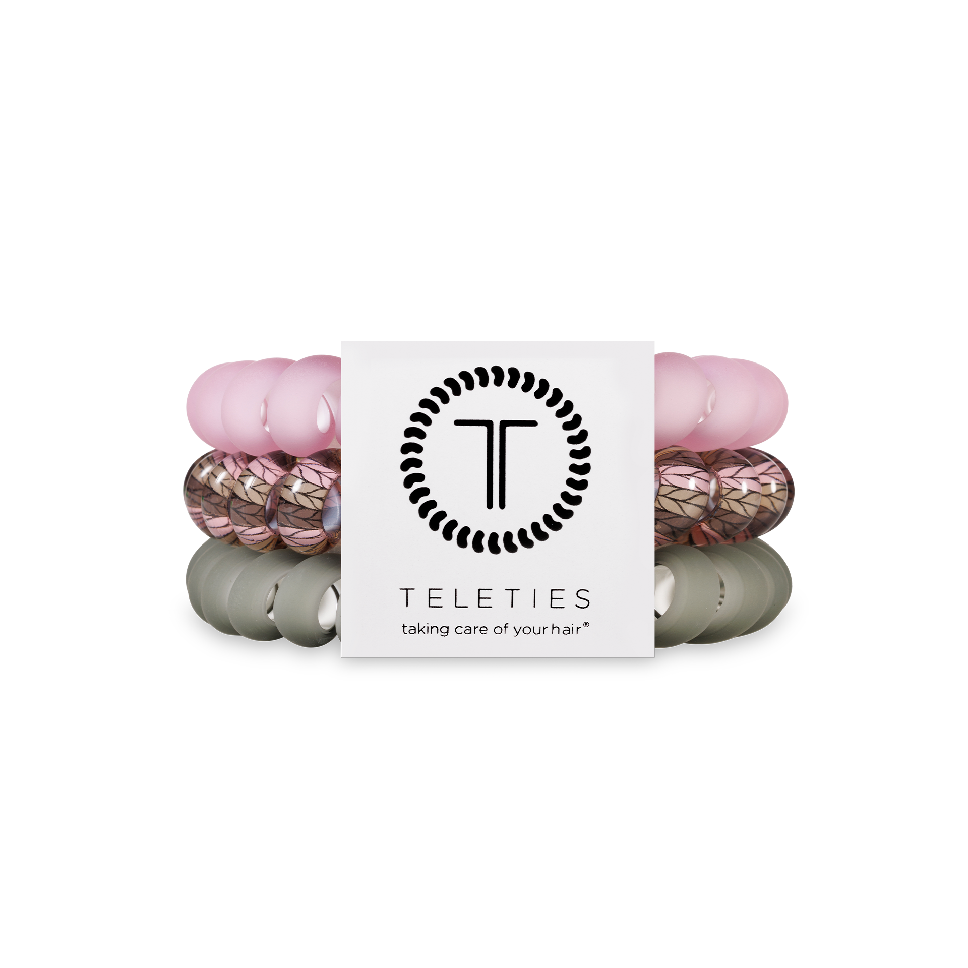 TELETIES - Spiral Hair Coils | Large | Sage It Ain't So Hair Ties