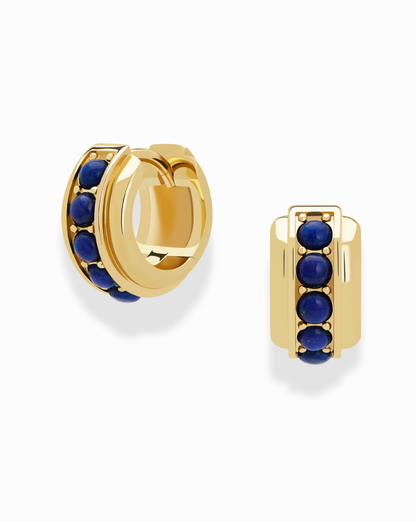 Mod + Jo -  Evy Raised Gemstone Hoops