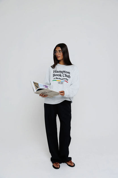 Sunny Somewhere Hampton Book Club Raglan Sweatshirt