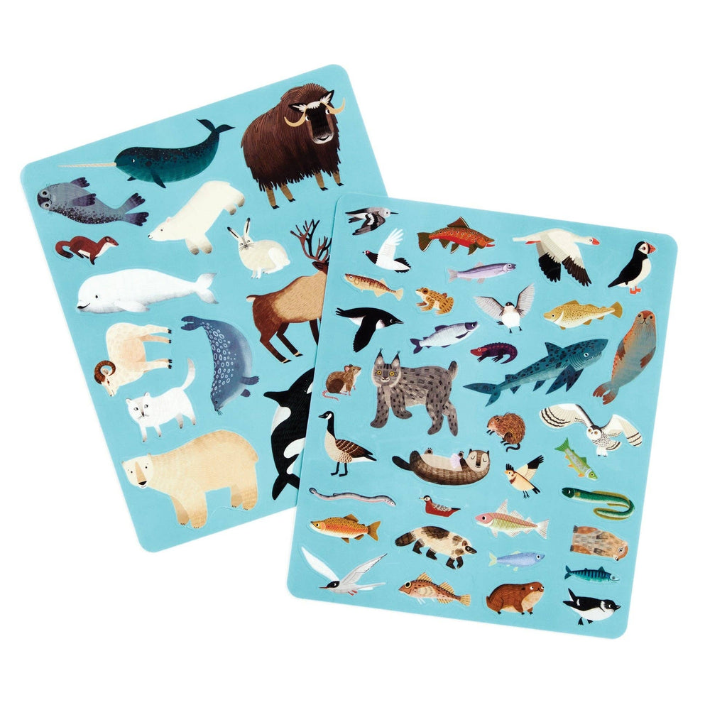 mudpuppy - Arctic Life Sticker Play Reusable Activity Set