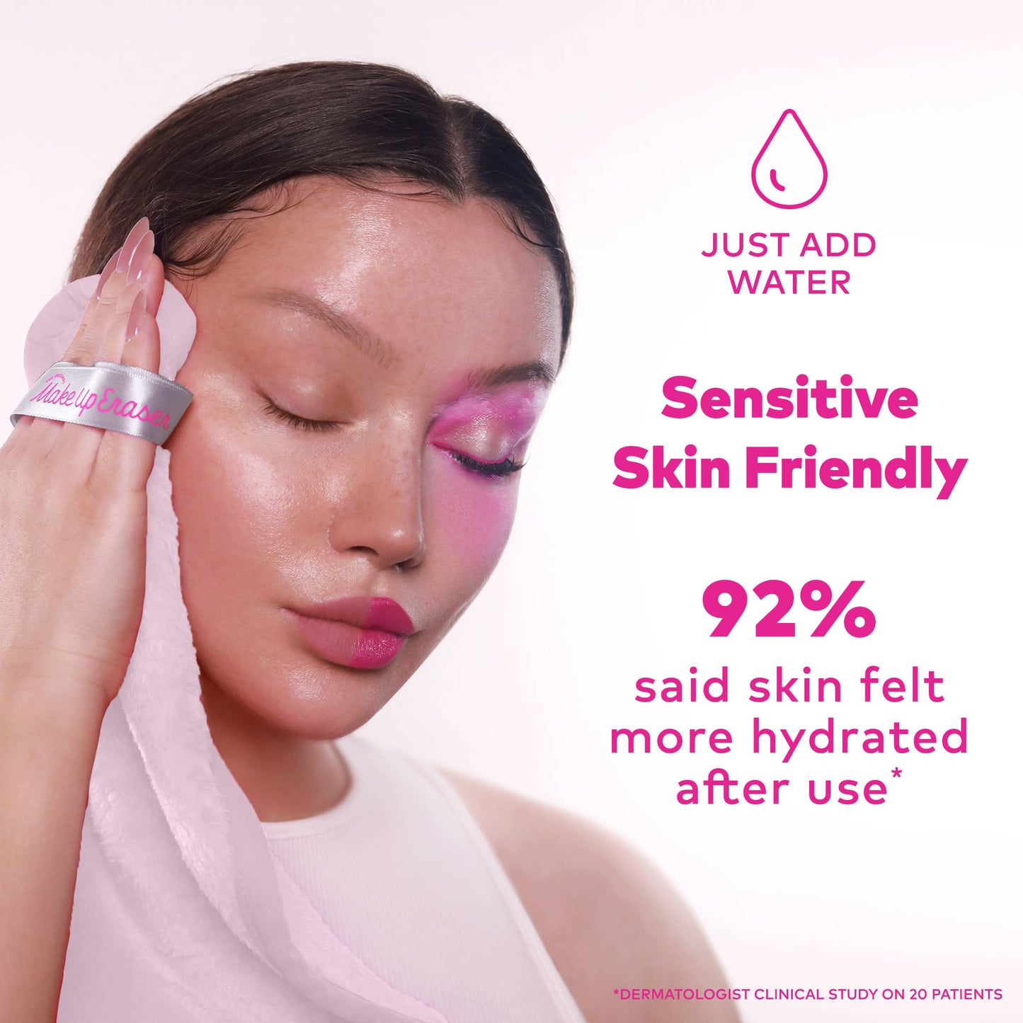 The Original MakeUp Eraser - Silver Infused Mini PRO MakeUp Eraser | Acne Prone Skin