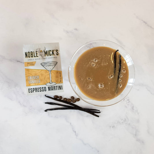 Noble Mick's - Craft Beverage Company - French Vanilla Espresso Martini Single Serve Craft Cocktail