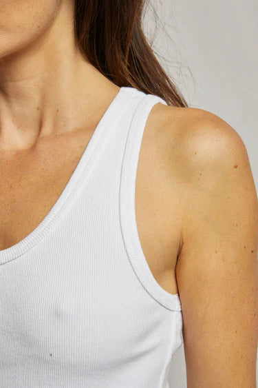 perfectwhitetee - blondie tank - white