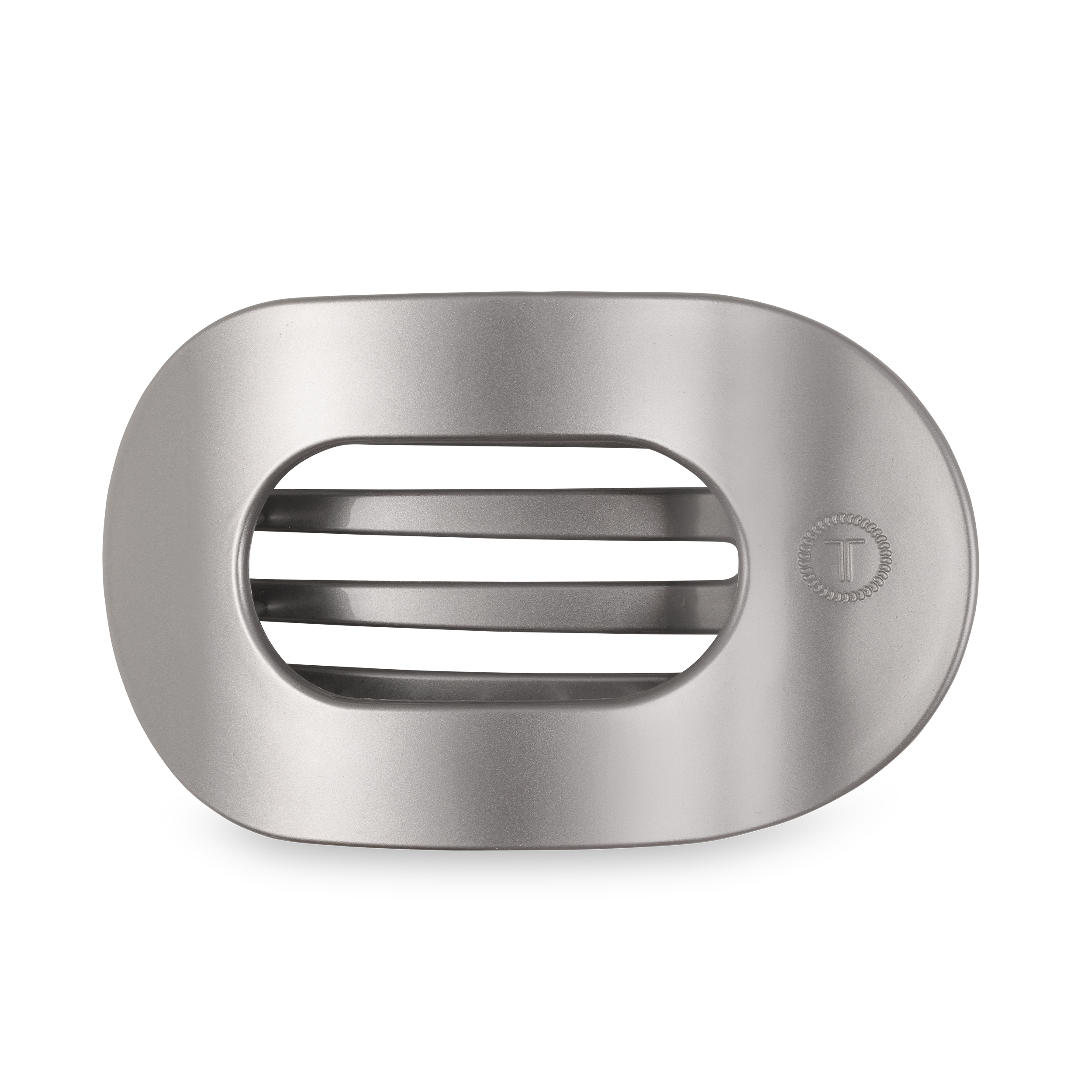 TELETIES - Round Flat Hair Clip | Large | Disco Daydream