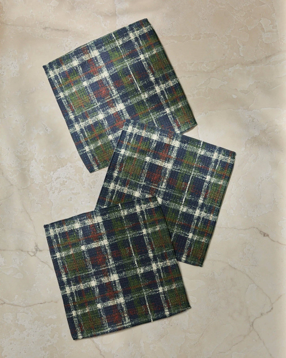 Geometry - Homestead Plaid Dishcloth Set - Holiday 2026