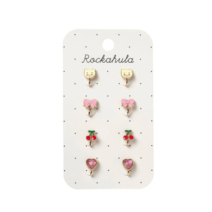 Rockahula - Cute Kitten Clip On Earrings
