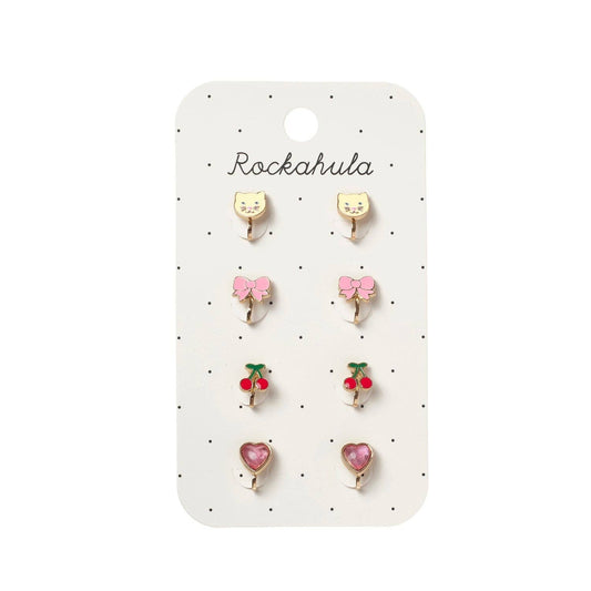 Rockahula - Cute Kitten Clip On Earrings