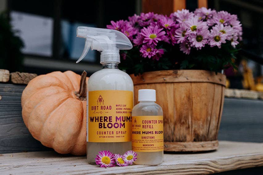 Dirt Road Candle Co - Where Mums Bloom Counter Spray