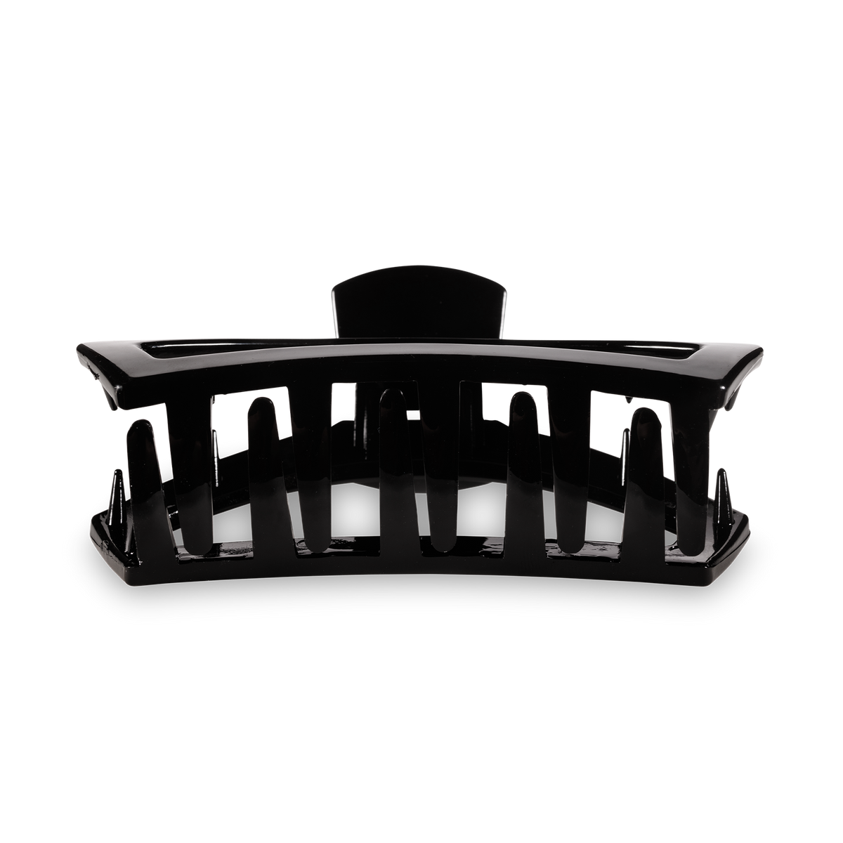 TELETIES - Open Hair Clip | Small | Jet Black