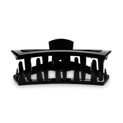 TELETIES - Open Hair Clip | Small | Jet Black