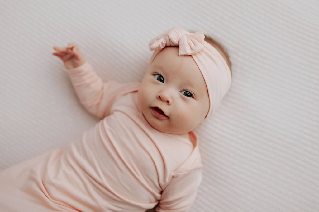 Three Little Tots - Heavenly Pink Knotted Gown