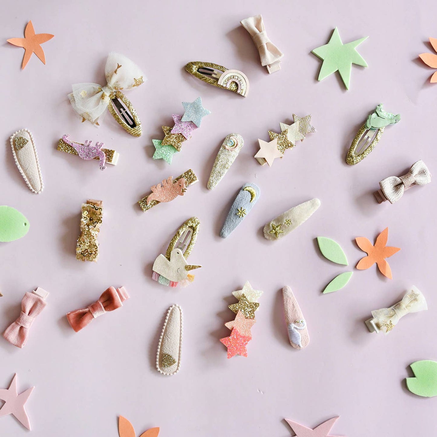 Rockahula Kids - Rainbow Shimmer Star Clips