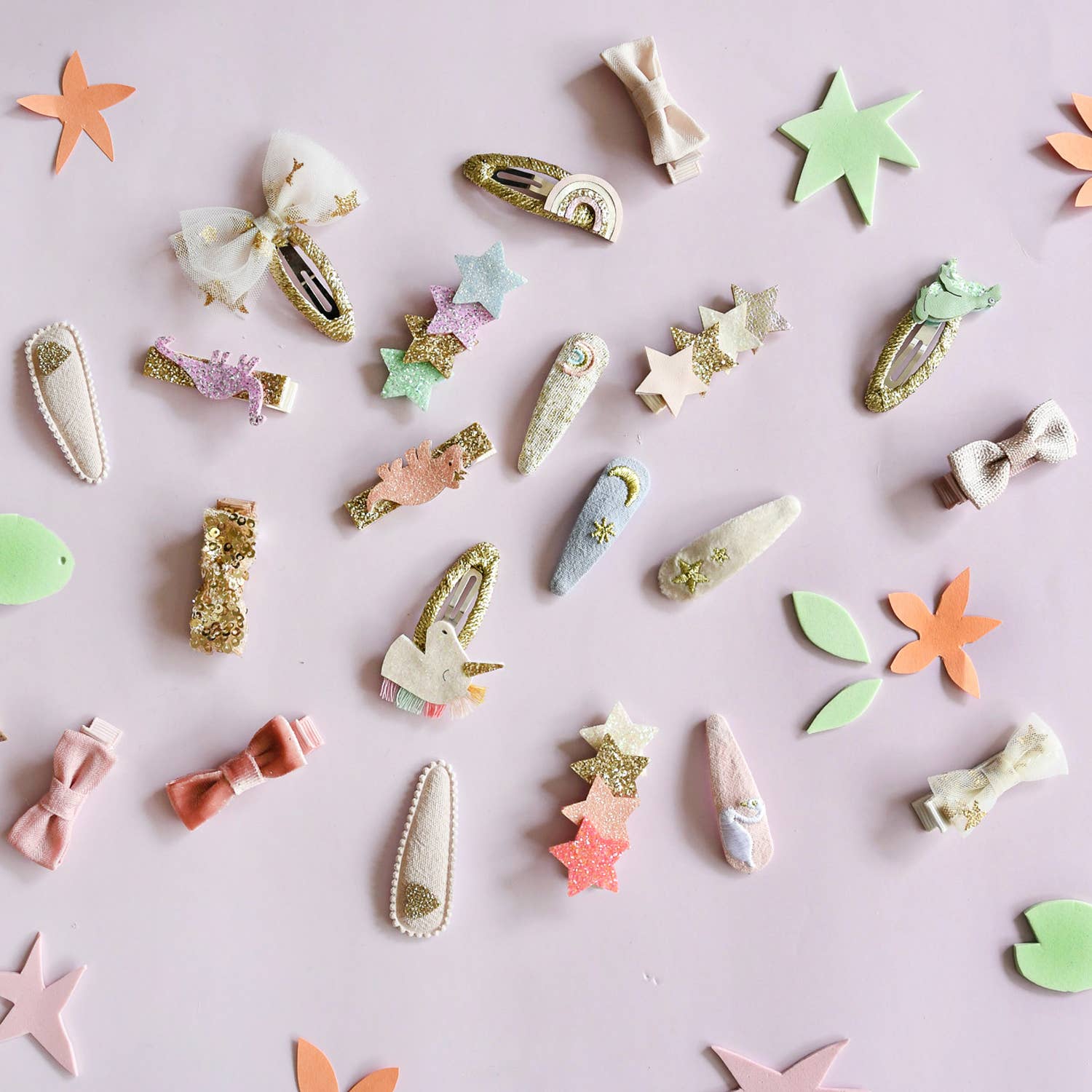 Rockahula Kids - Rainbow Shimmer Star Clips