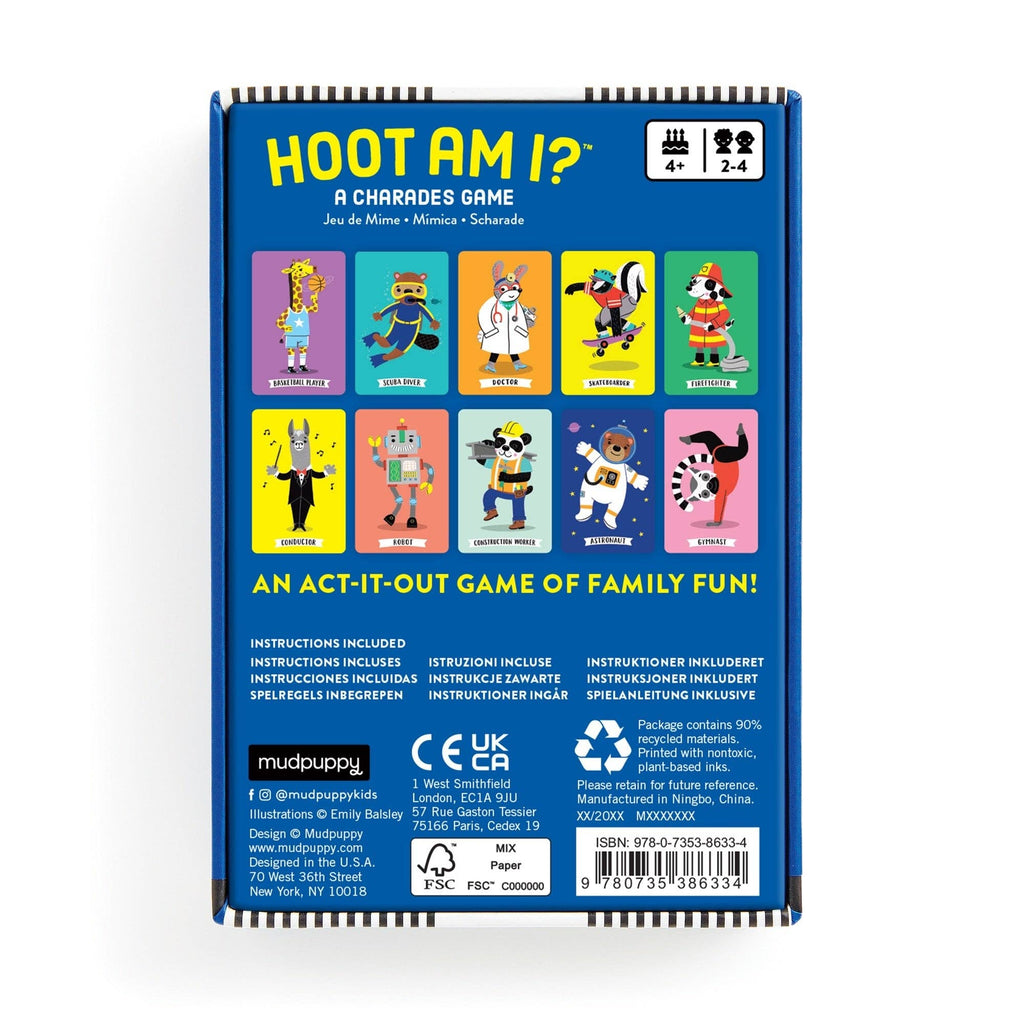 Chronicle Books - Hoot am I? Charades Card Game